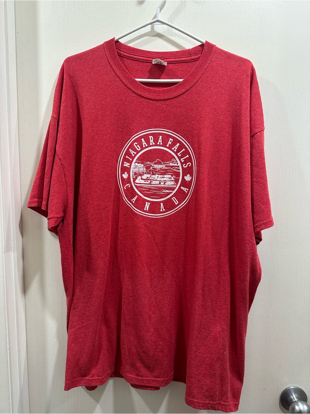 Niagara Falls Canada Red Graphic Tee - Men's